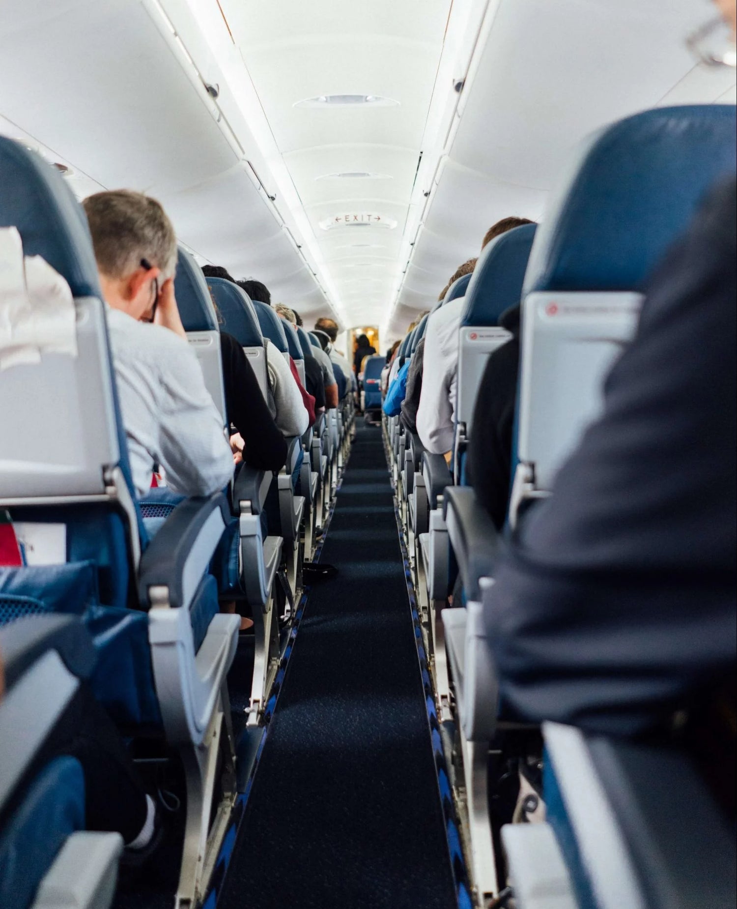 passengers on a plane