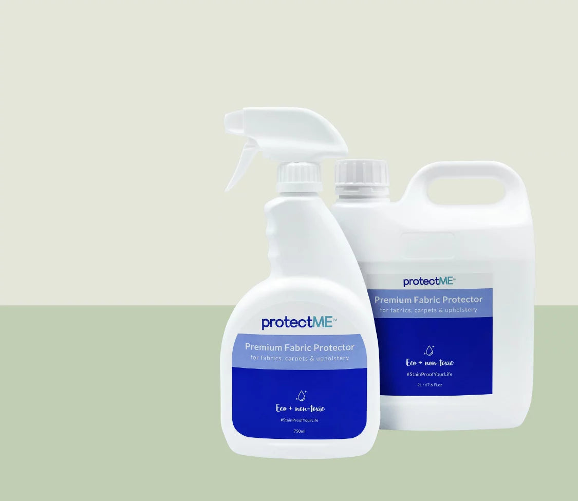 protectME Premium Fabric Protector and Stain Guard for Upholstery Carpet  Shoes - Non Toxic, Water Based, Non-Flammable Protector Refill - 1.32 US  Gallon - Yahoo Shopping